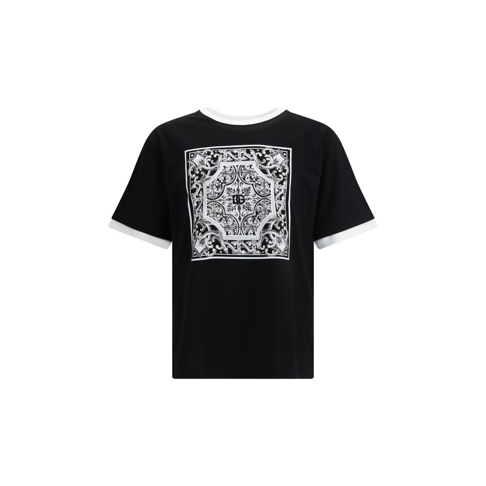 Dolce & Gabbana Baroque print T-Shirt Mens T-Shirt