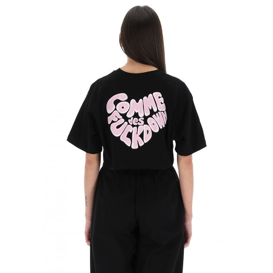 Comme Des Fuckdown Black Cotton T-Shirt