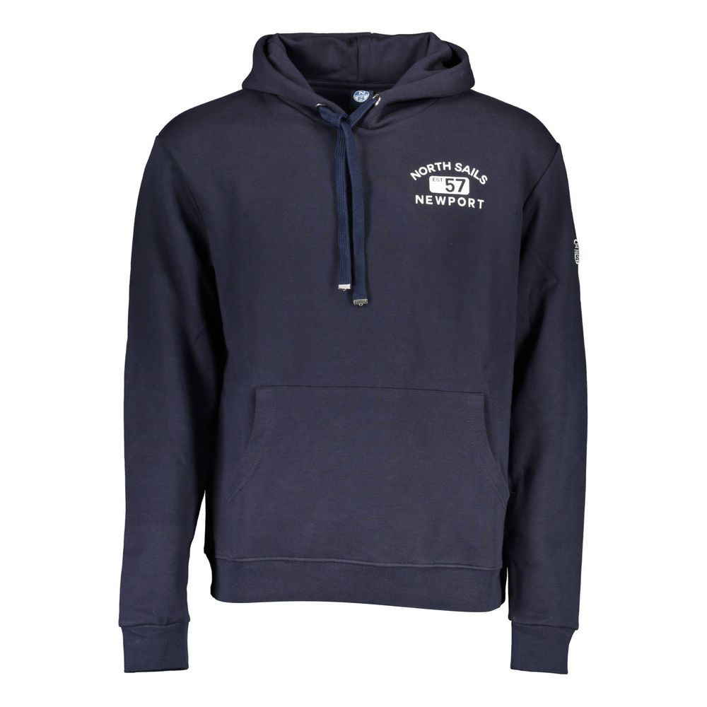 North Sails Blue Cotton Men Sweater