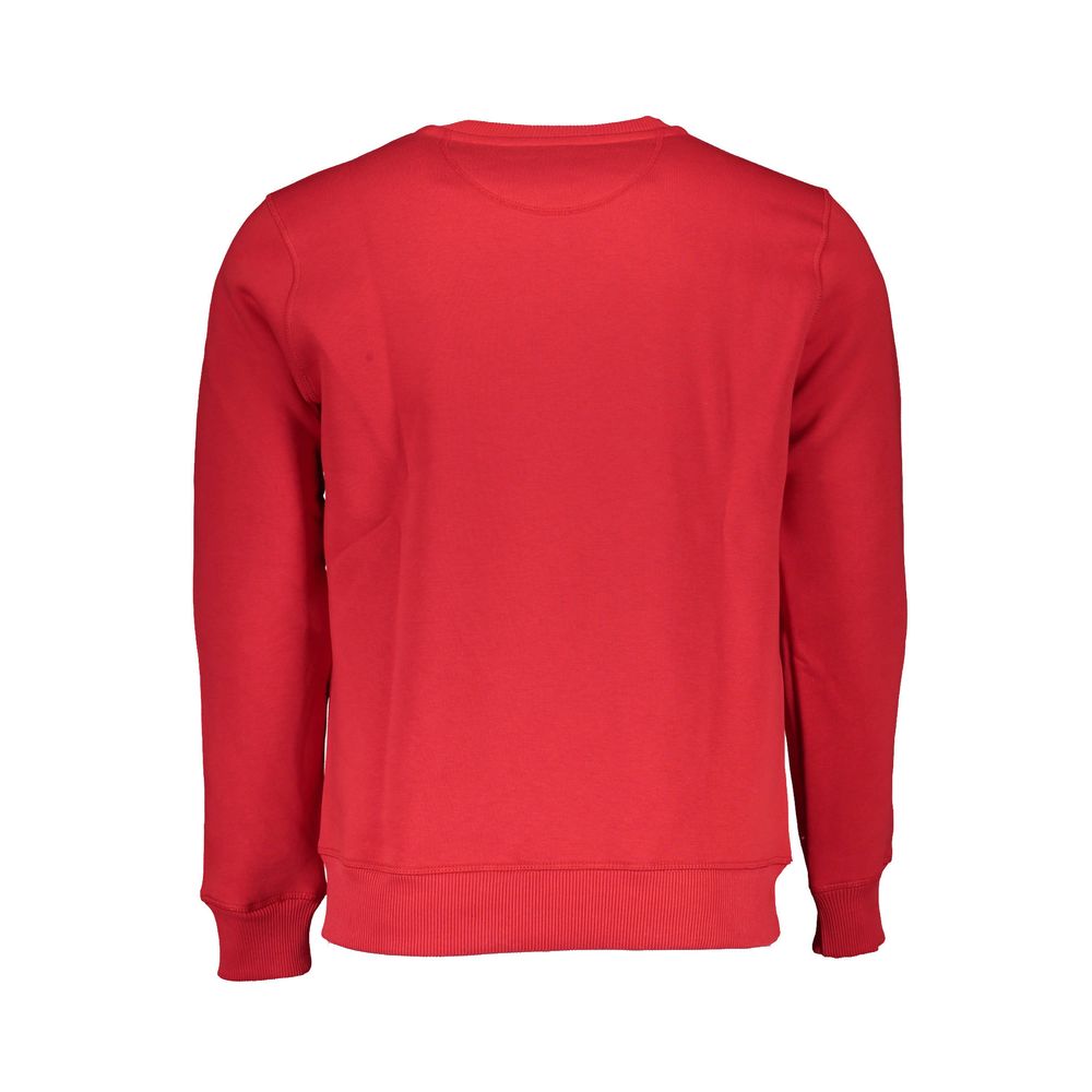 North Sails Red Cotton Sweatshirt Mens Sweater