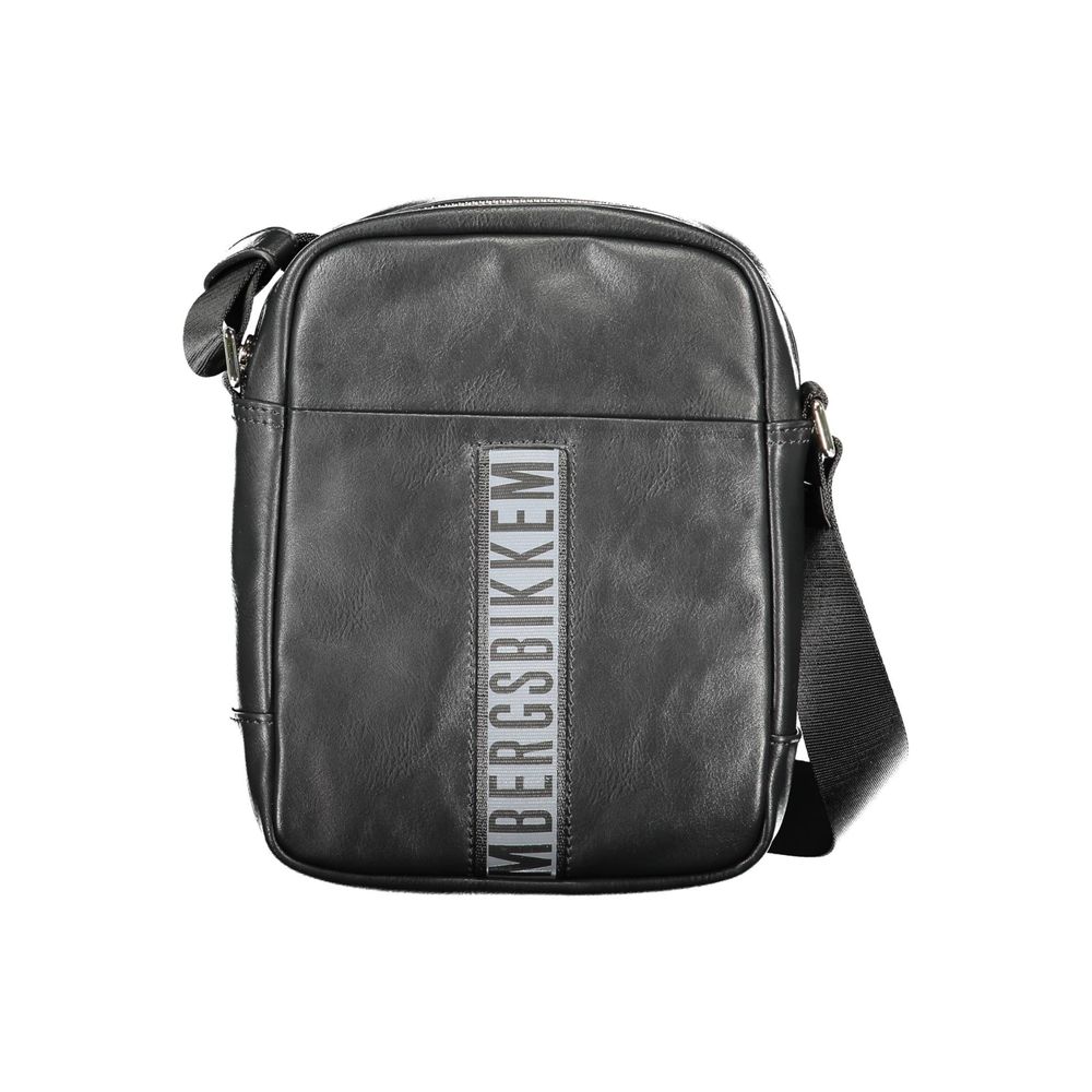 Bikkembergs Black Polyethylene Shoulder Bag Mens Shoulder Bag