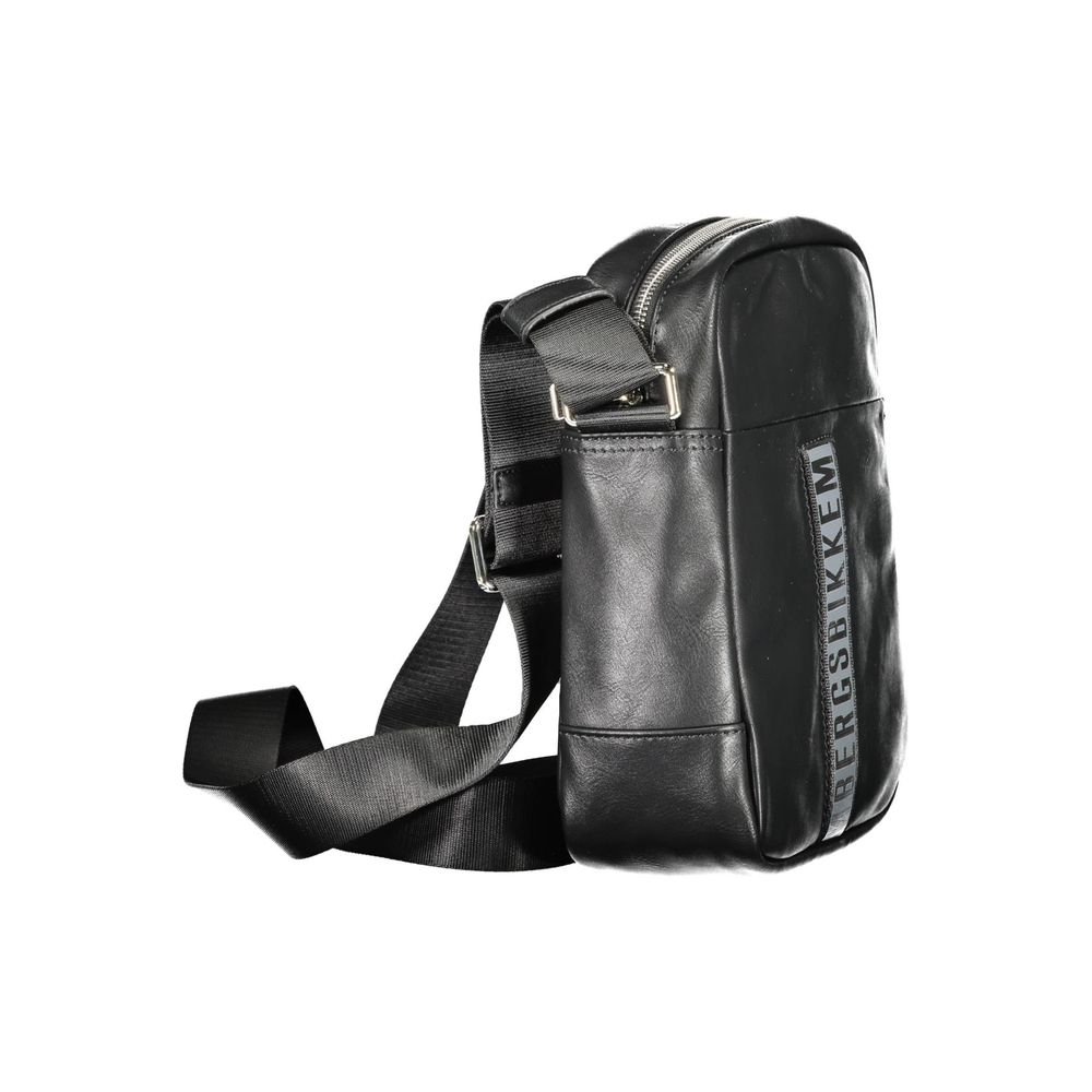 Bikkembergs Black Polyethylene Shoulder Bag Mens Shoulder Bag