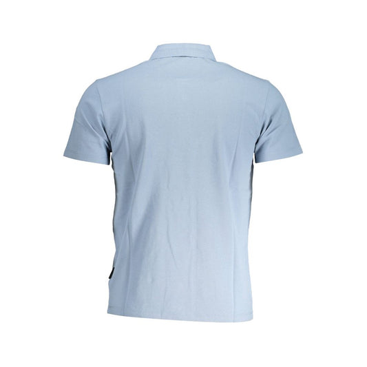 Napapijri Blue Cotton Polo Shirt Mens T-Shirt