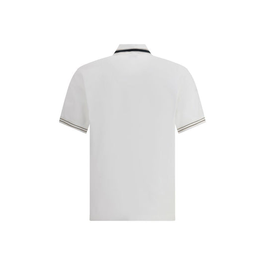 Ferragamo White Cotton Polo Shirt