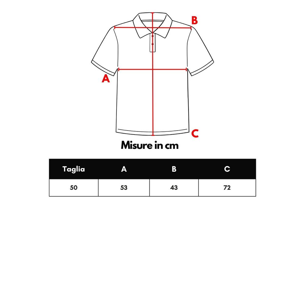 Gran Sasso Red Cotton Polo Shirt Mens T-Shirt