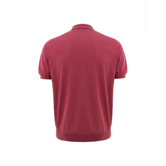 Gran Sasso Red Cotton Polo Shirt