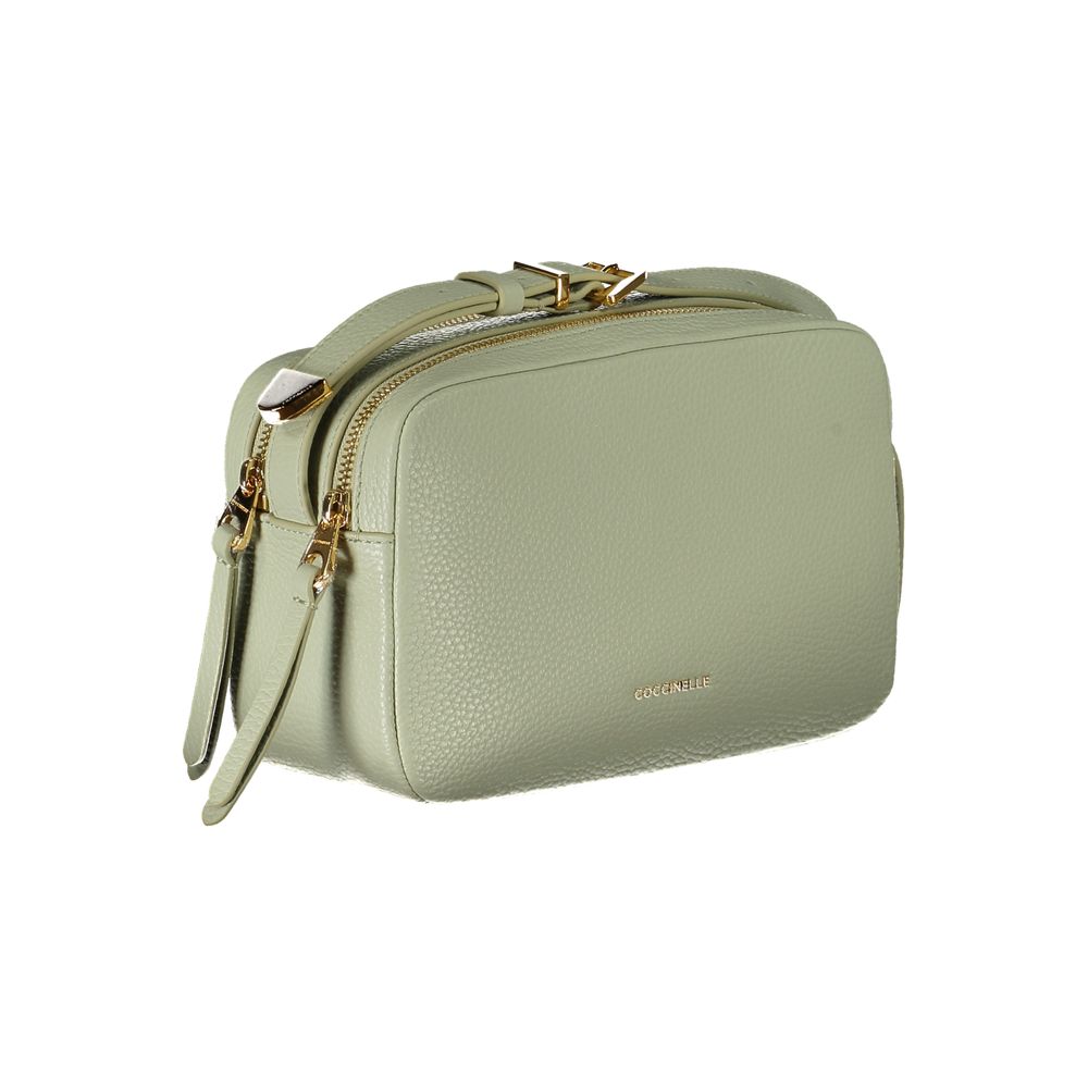 Coccinelle Green Leather Handbag Womens Shoulder Bag