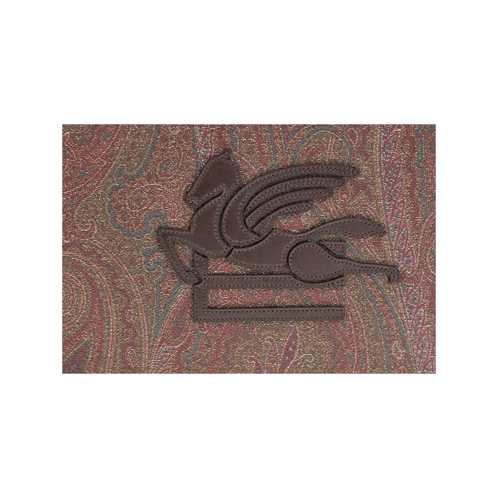 Etro Arnica Pouch with Pegaso Mens Clutch Bag