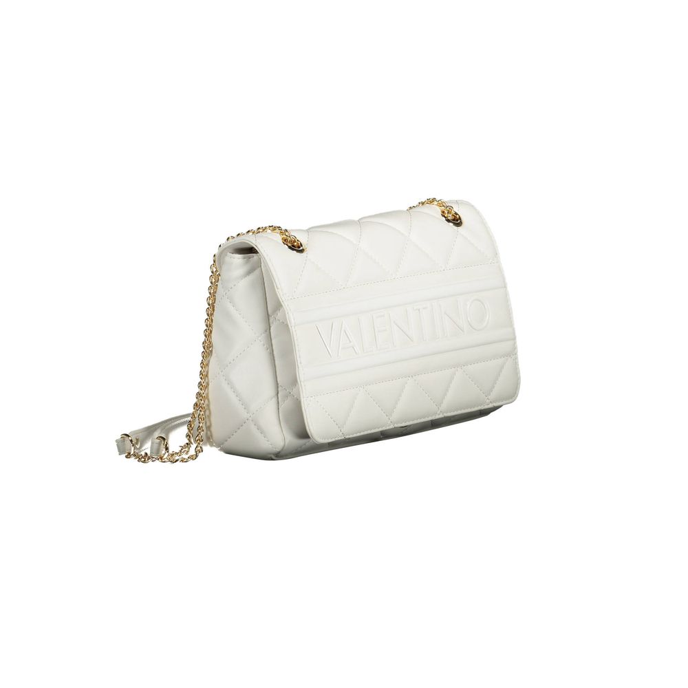 Mario Valentino White Polyethylene Handbag Womens Shoulder Bag