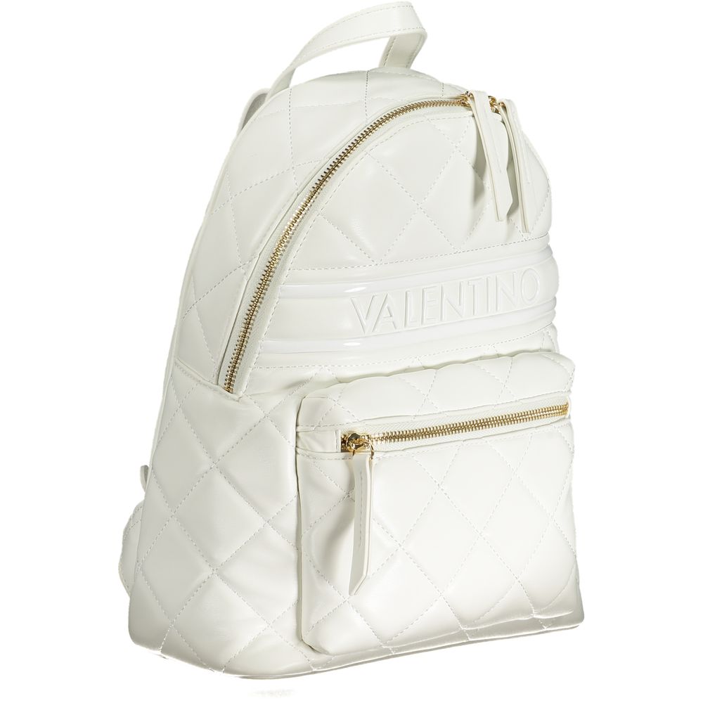 Mario Valentino White Polyethylene Backpack Womens Backpack