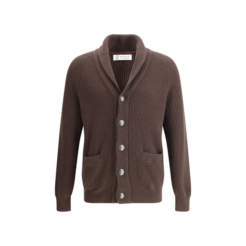 Brunello Cucinelli Ribbed Cardigan Mens Cardigan Mens Sweater