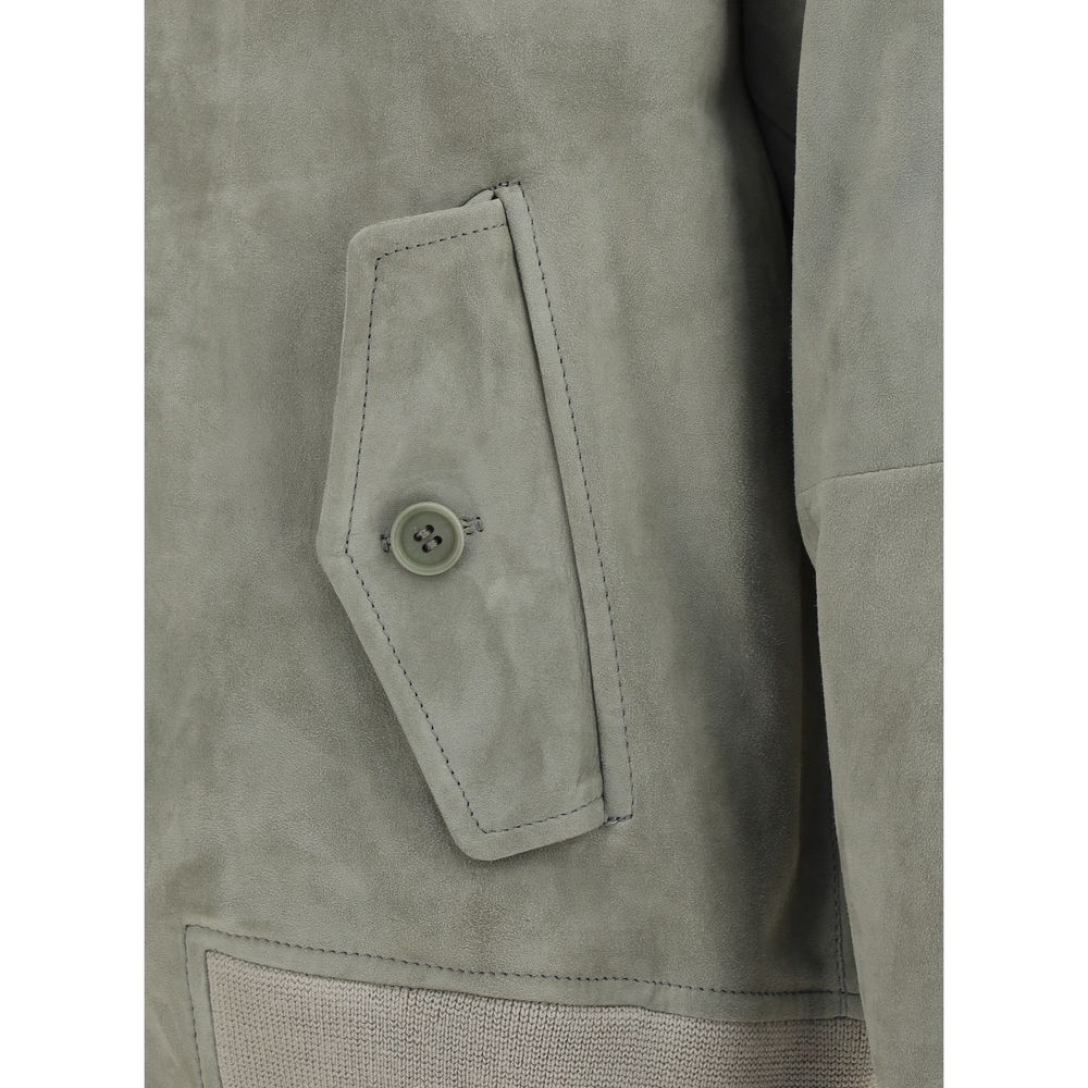 Salvatore Santoro Suede Jacket Mens Jacket