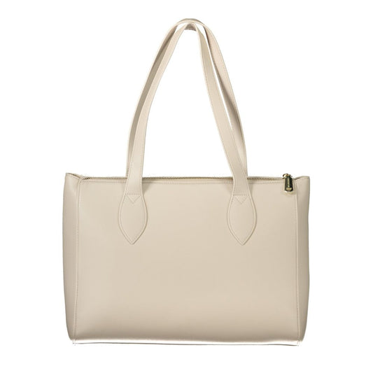 Mario Valentino White Polyethylene Handbag