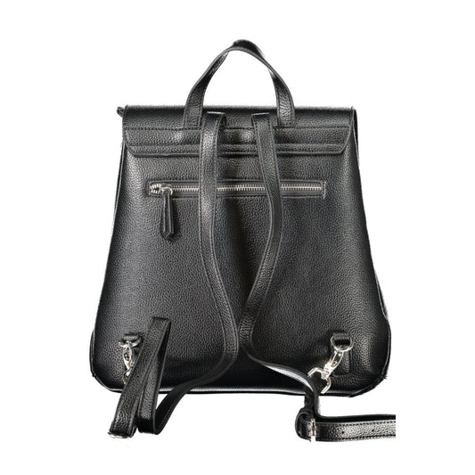 Mario Valentino Black Polyethylene Backpack