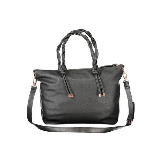 Mario Valentino Black Polyethylene Handbag