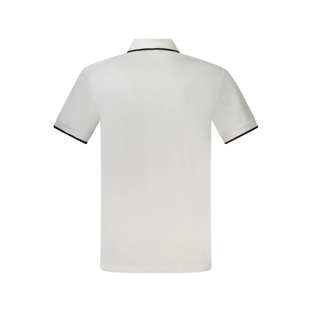 Hugo Boss White Cotton Men Polo Shirt Mens T-Shirt