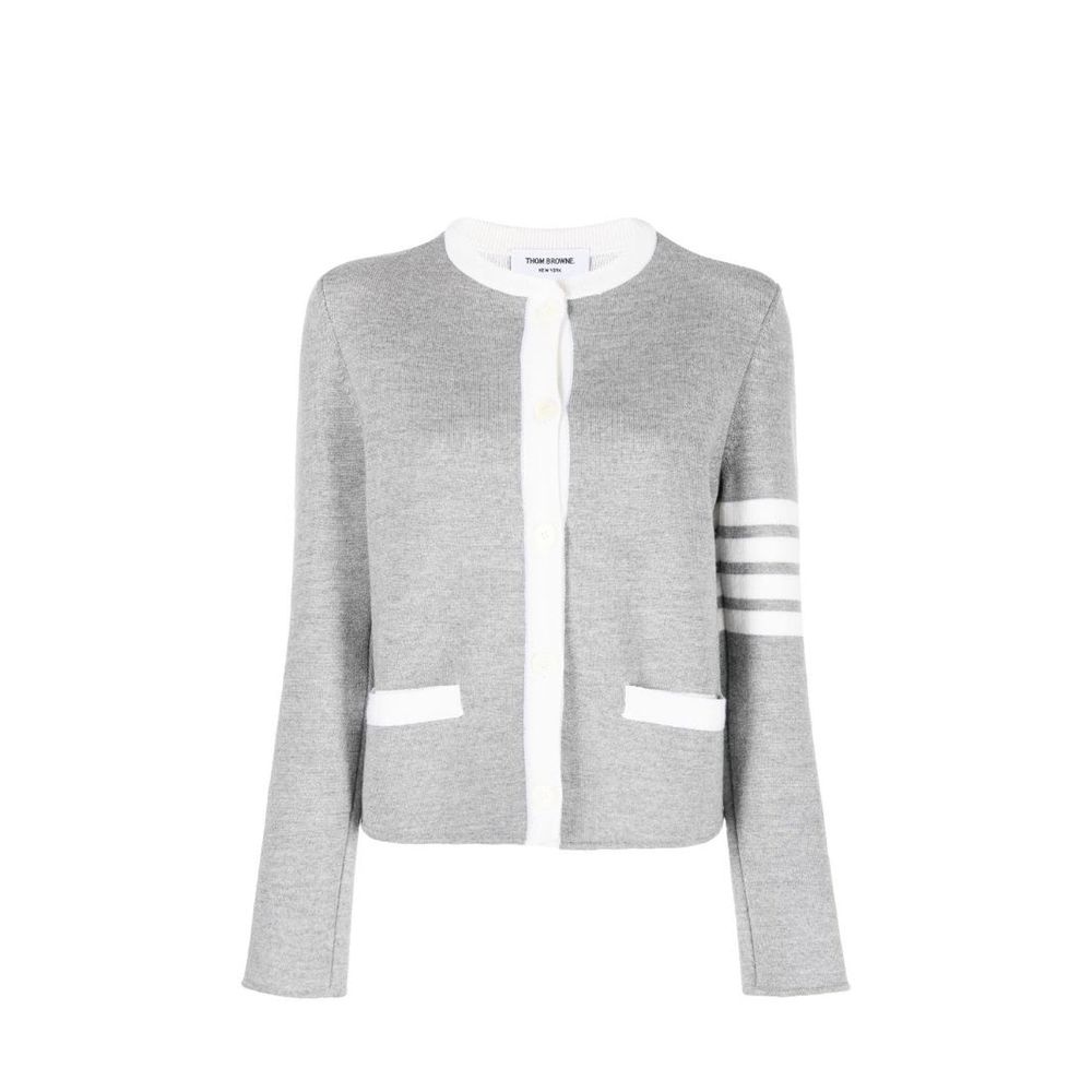 Thom Browne 4- Bar Wool Cardigan