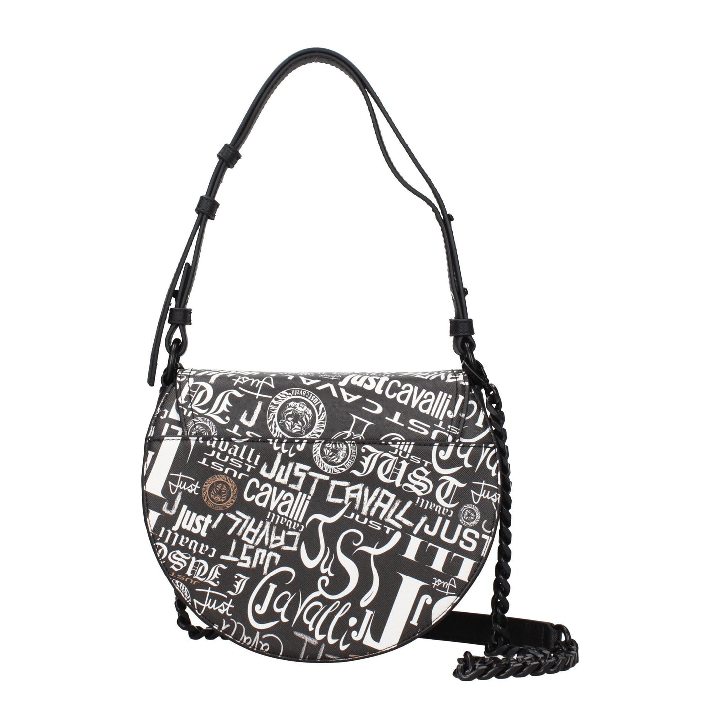 Just Cavalli Black Polyester Shoulder Bag Womens Shoulder Bag