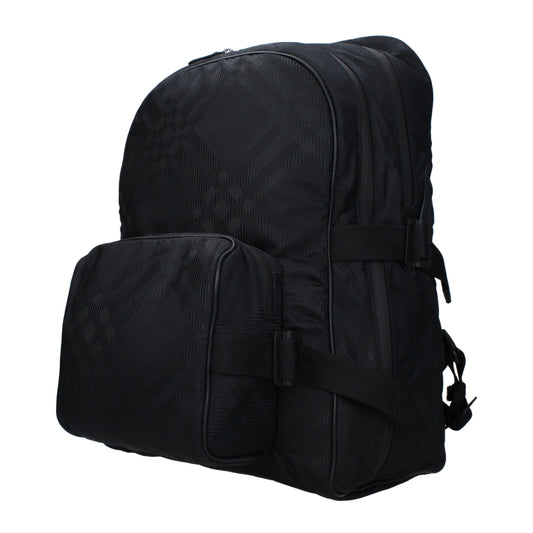 Burberry Black Fabric Backpack Mens Backpack