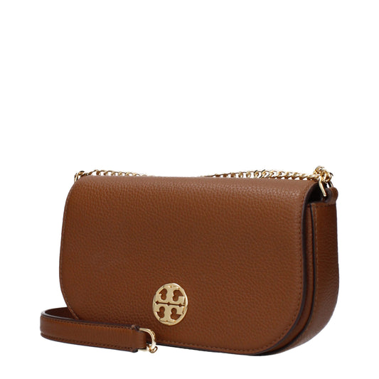 Tory Burch Brown Leather Crossbody Bag Womens Crossbody Bag