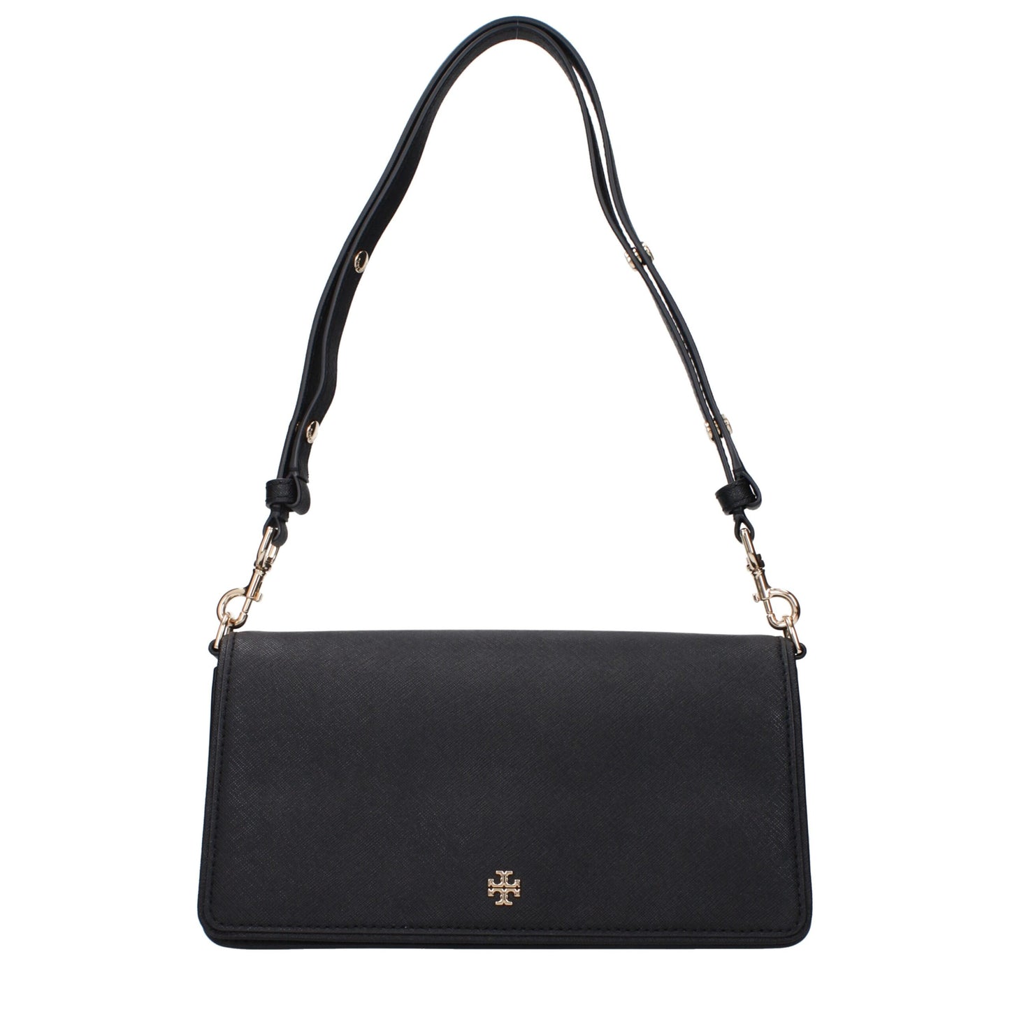 Tory Burch Black Leather Shoulder Bags Womens Shoulder Bag