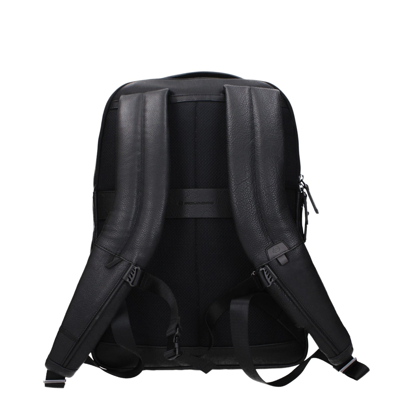 Piquadro Black Leather Backpack Mens Backpack