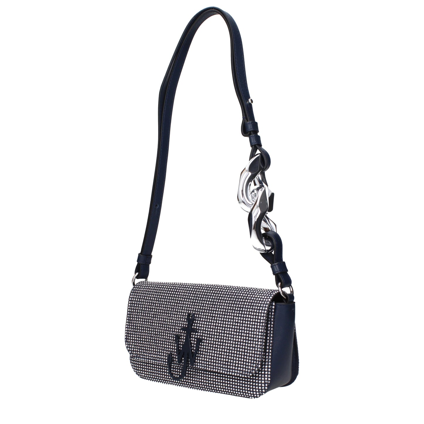 Jw Anderson Blue Fabric Shoulder Bags Womens Shoulder Bag