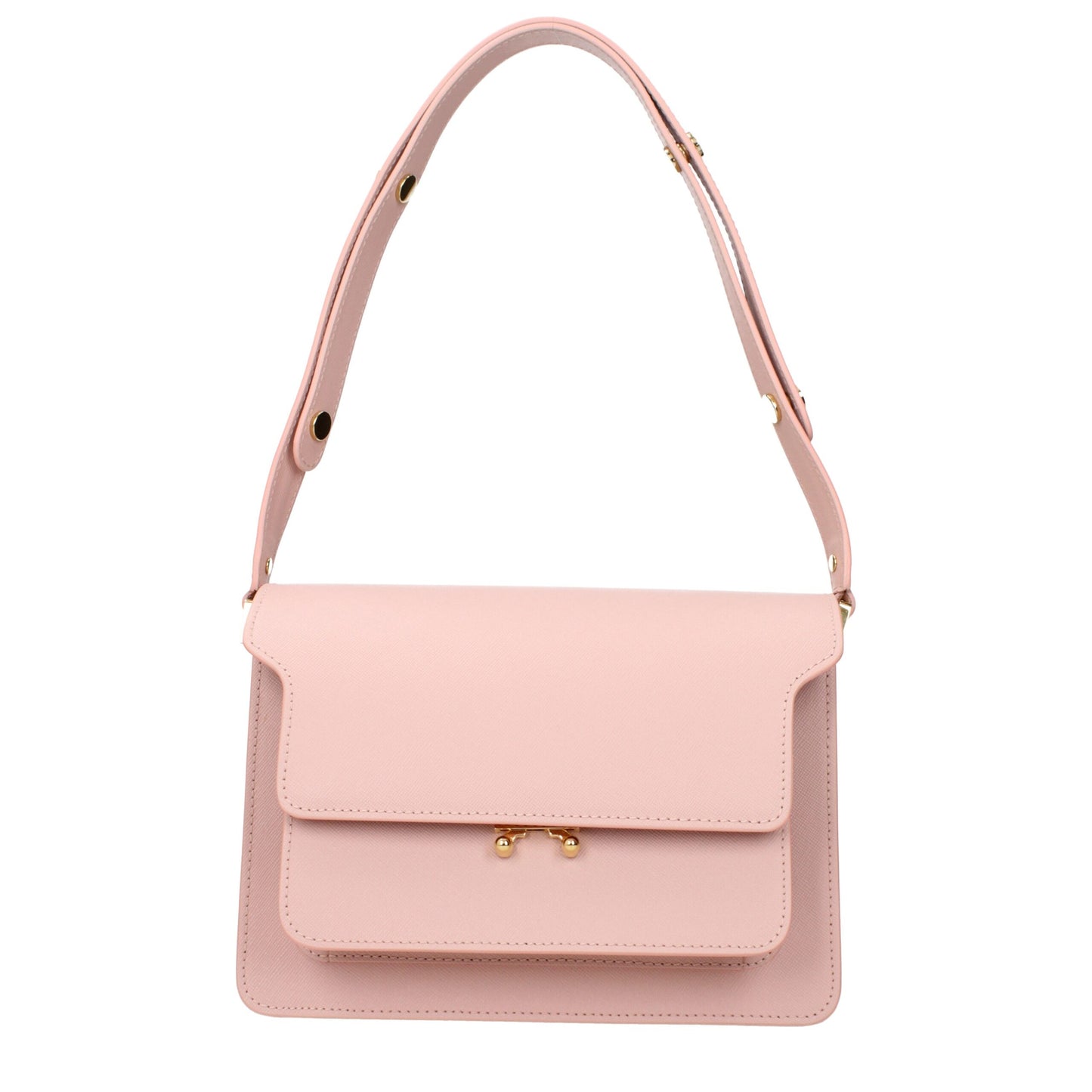 Marni Pink Leather Shoulder Bags Womens Shoulder Bag