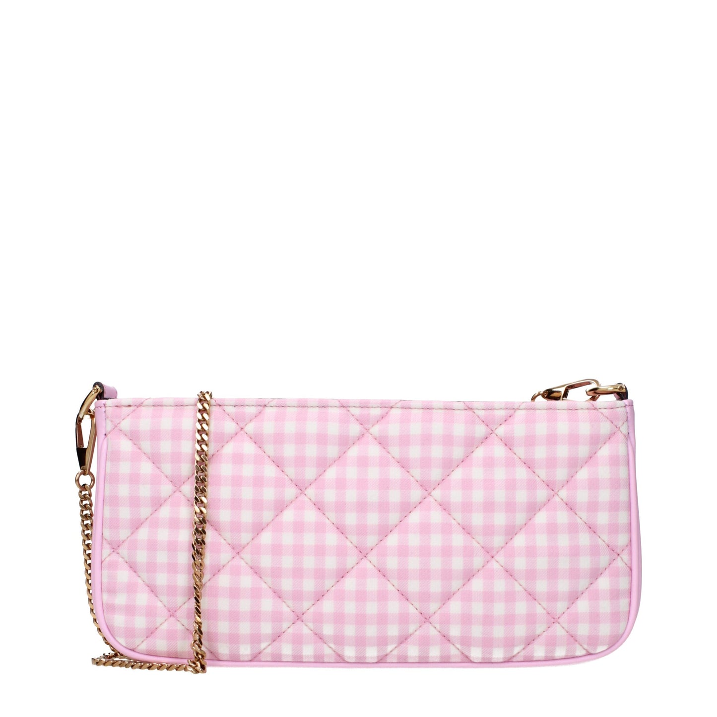 Versace Pink Fabric Shoulder Bag Womens Shoulder Bag