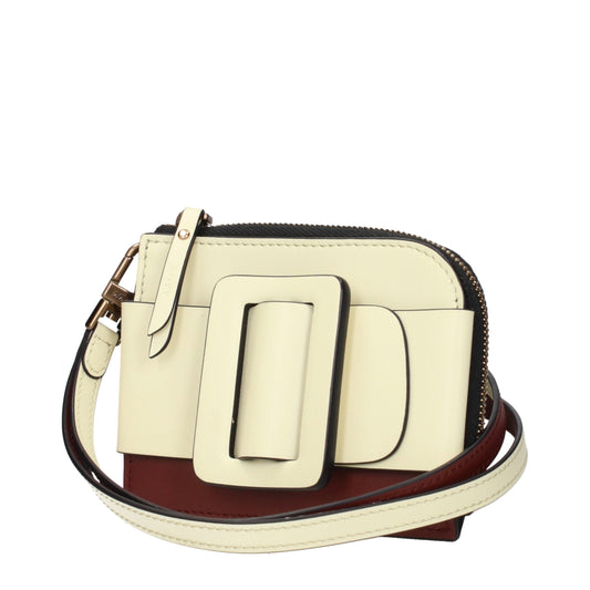 Boyy Beige Leather Cardholder Womens Wallet