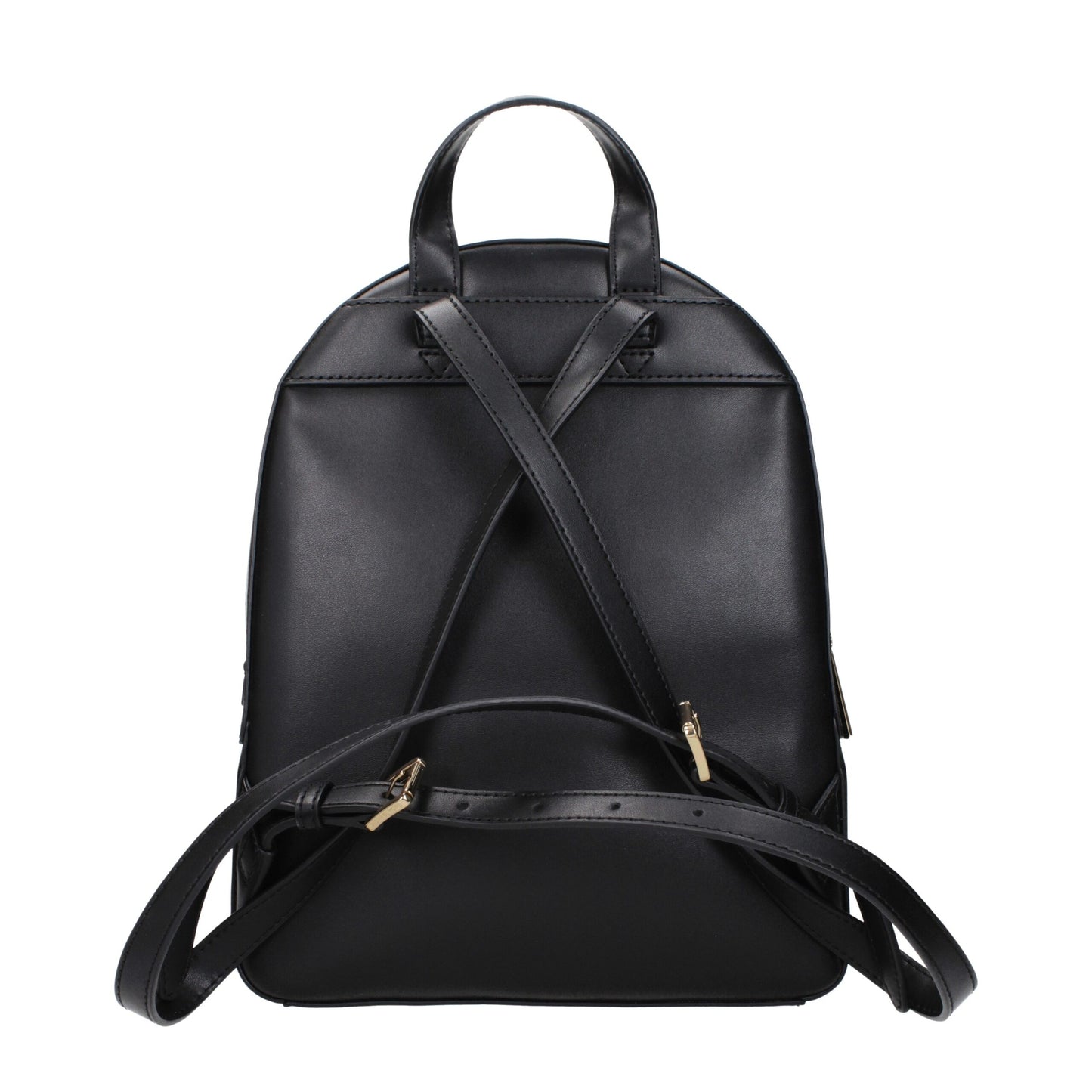 Michael Kors Black Leather Backpack Womens Backpack