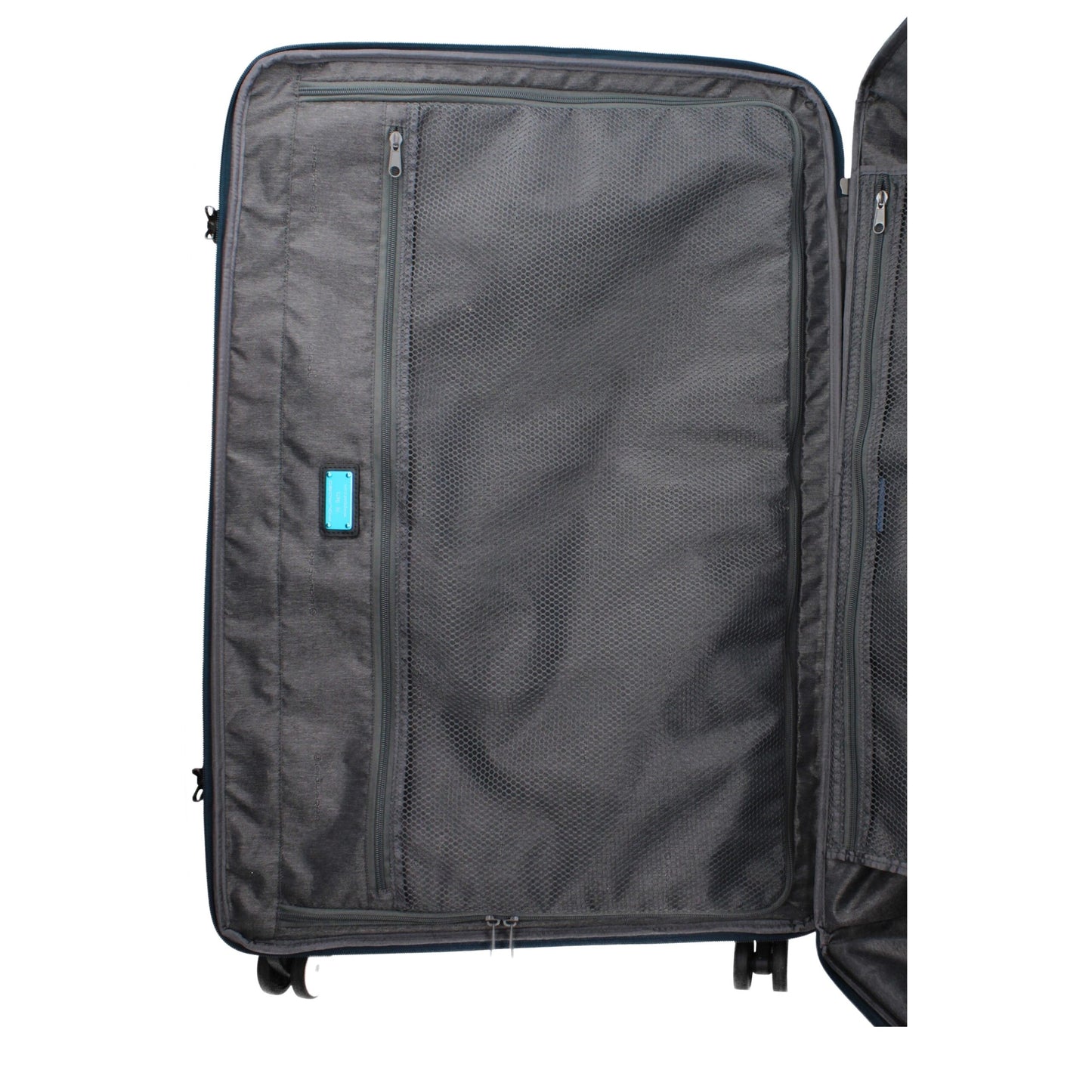 Piquadro Blue Fabric Luggage And Travel