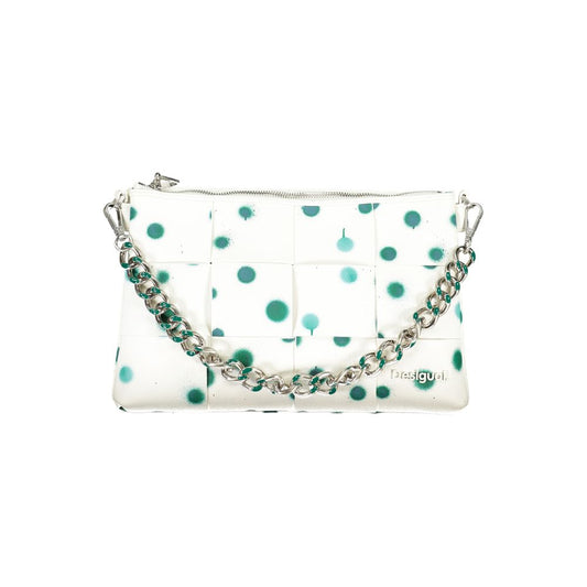Desigual White Polyethylene Handbag Womens Clutch Bag