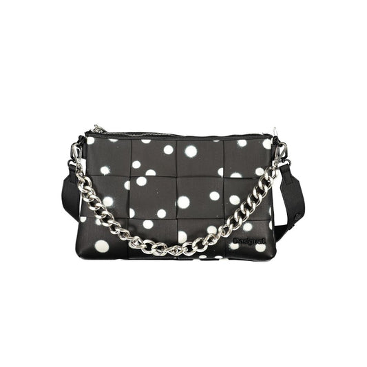 Desigual Black Polyethylene Handbag Womens Clutch Bag