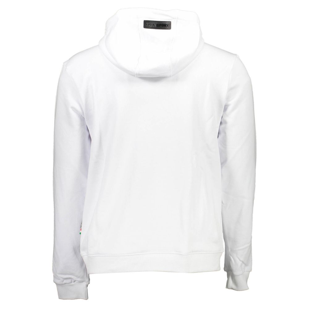 Plein Sport "Bianco Cotton Men Sweatshirt"