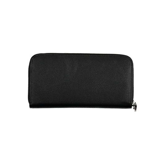 BYBLOS Black Polyurethane Women Wallet Womens Wallet