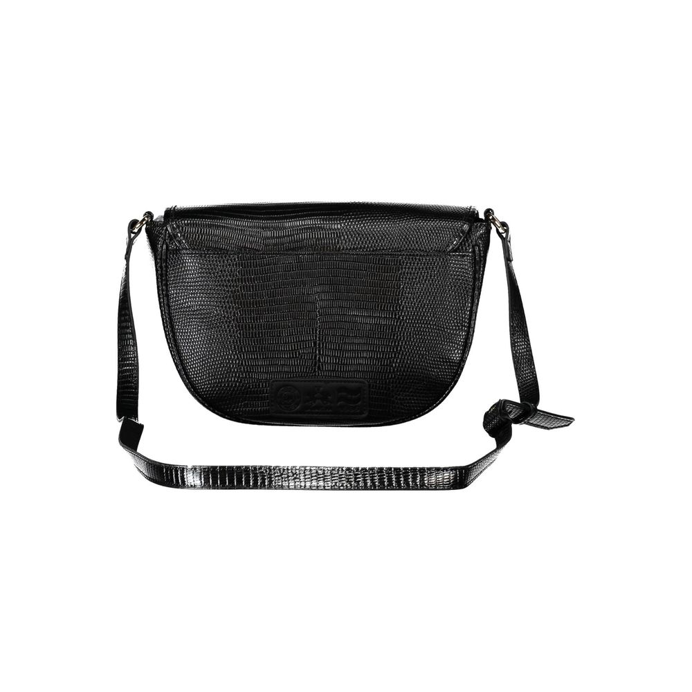 La Martina Black Polyethylene Handbag Womens Shoulder Bag