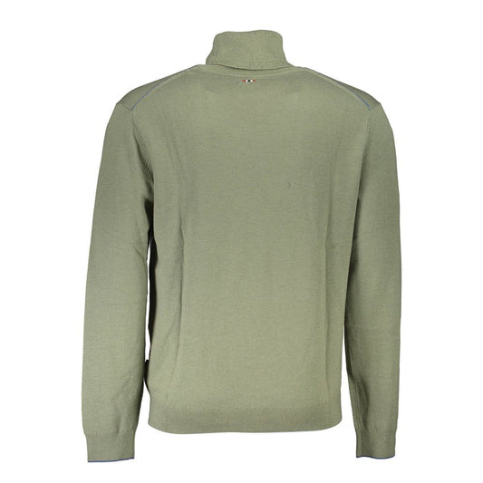Napapijri Green Wool Sweater Mens Sweater