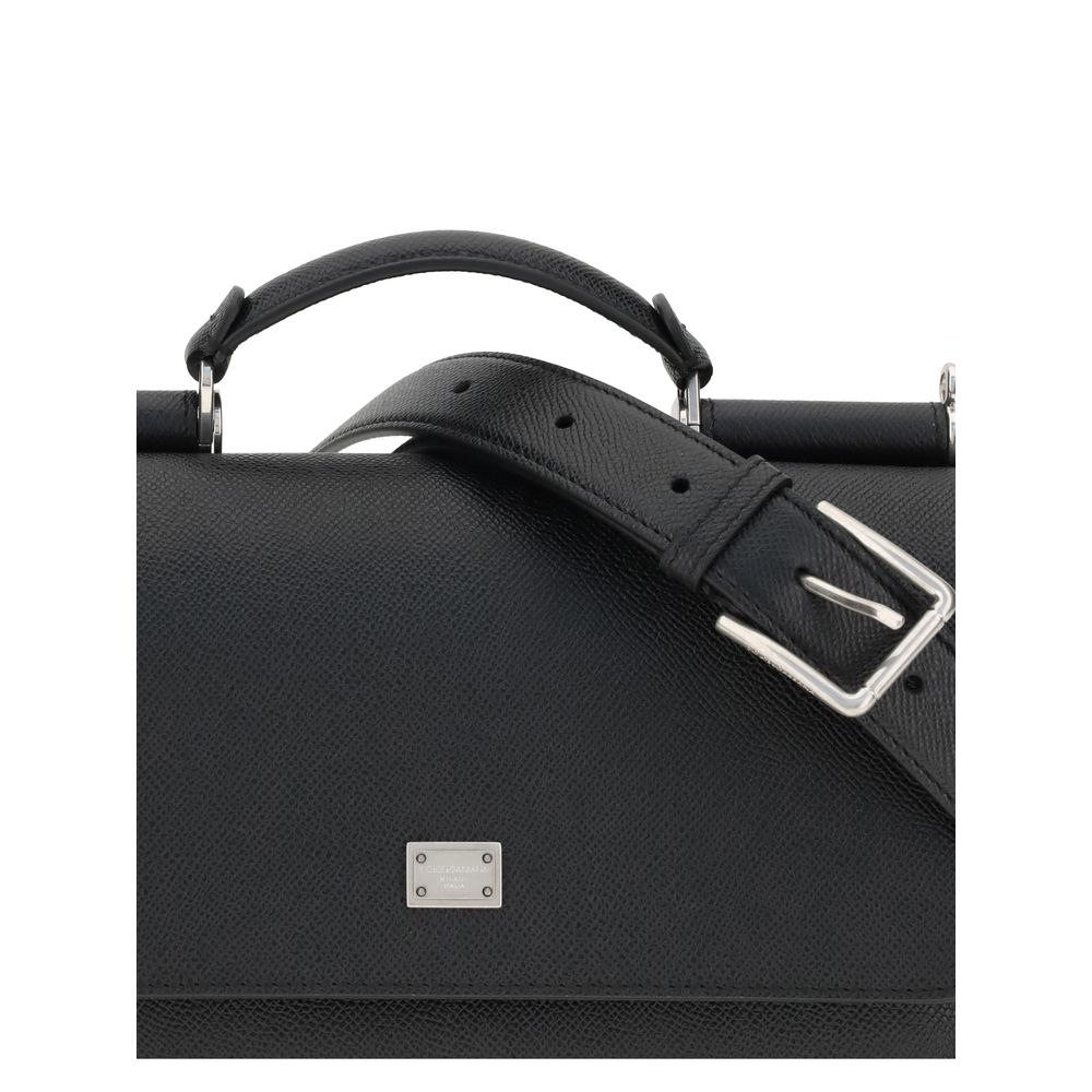 Dolce & Gabbana My Sicily leather Handbag Mens Shoulder Bag