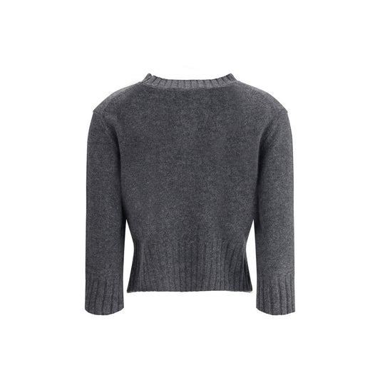 Loulou De Saison Gray Cashmere Sweatshirt