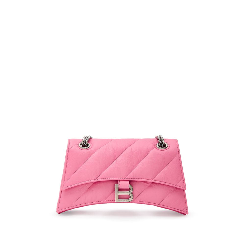 Balenciaga Pink Leather Shoulder Bag Womens Shoulder Bag