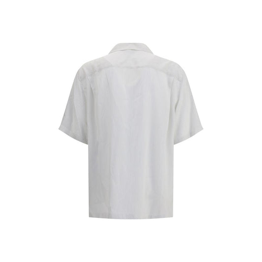 Alexander McQueen White Viscose Pattern Shirt