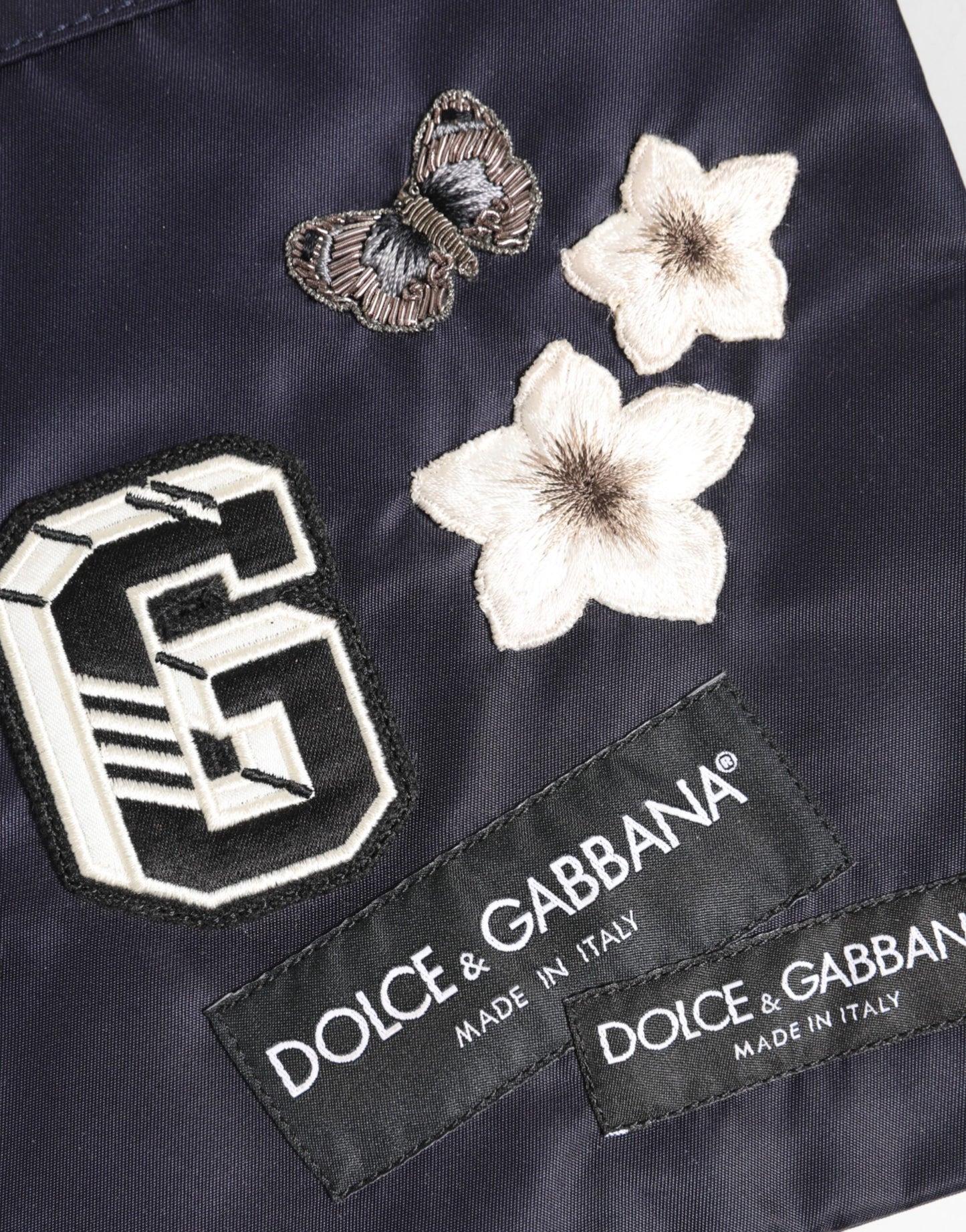 Dolce & Gabbana Blue DG Logo Patch Embellished Pouch Clutch Men Borse Bag Mens Clutch Bag