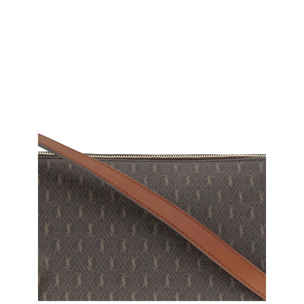 Saint Laurent Brown Leather Shoulder Bag Mens Shoulder Bag