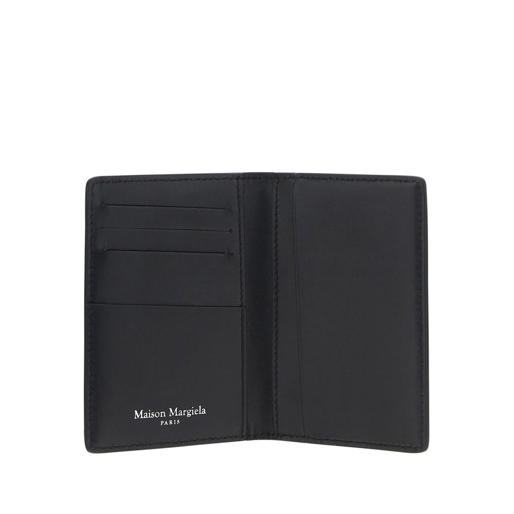 Margiela Black Calf Leather Bos Taurus Wallet Mens Wallet
