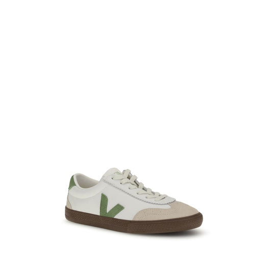 Veja White Leather Low Top Sneakers