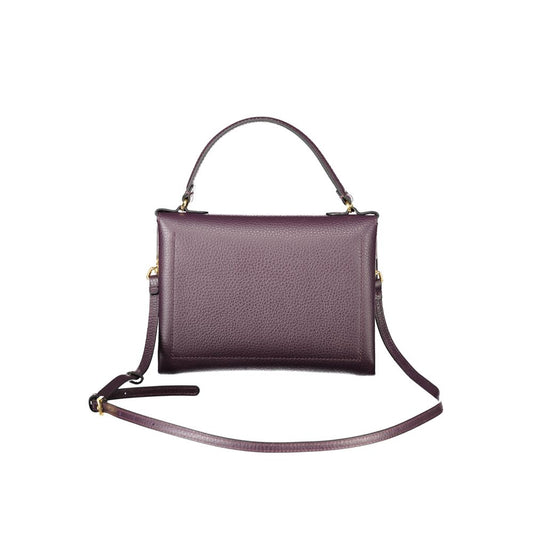 Coccinelle Purple Leather Handbag