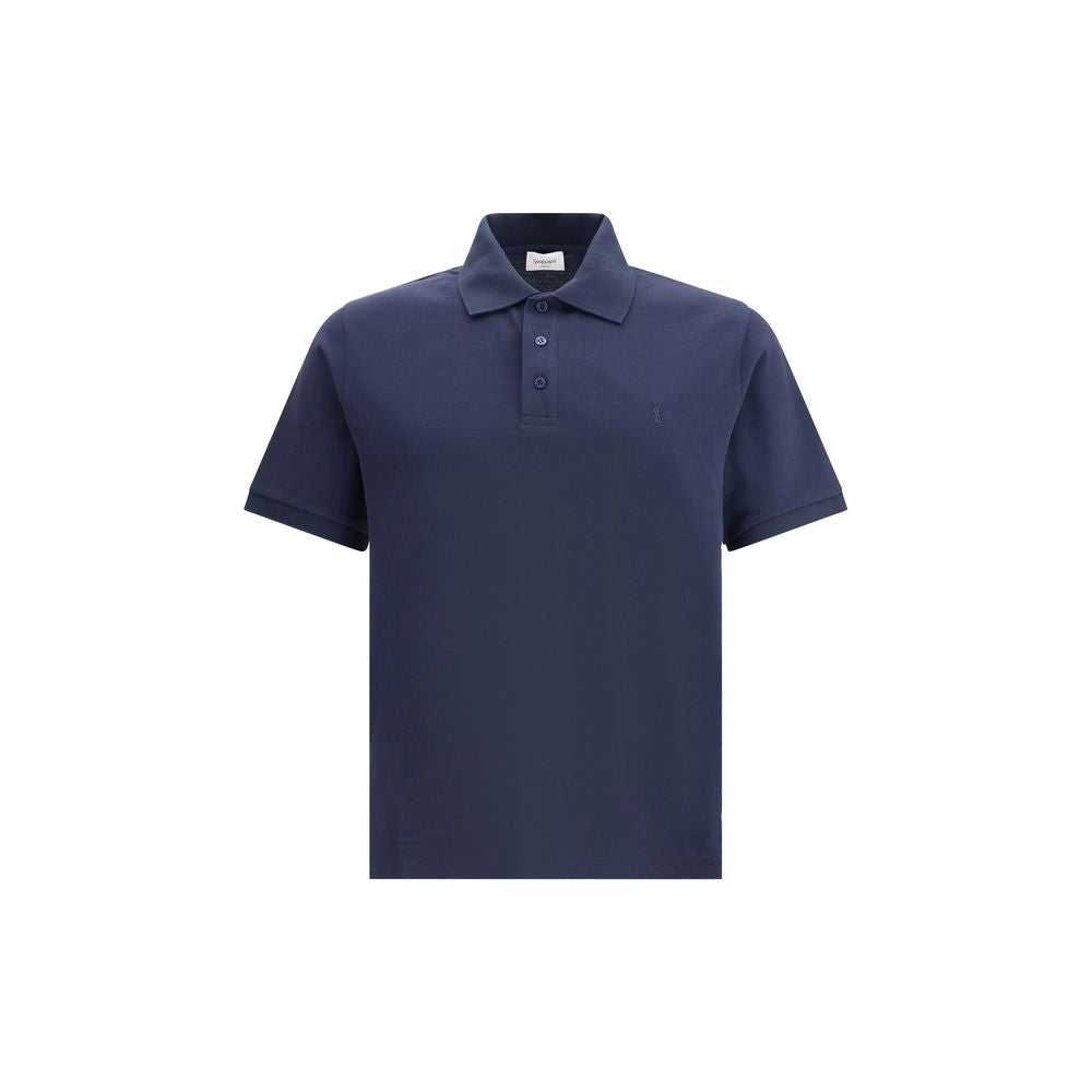 Saint Laurent Cassandre cotton polo Shirt Mens T-Shirt