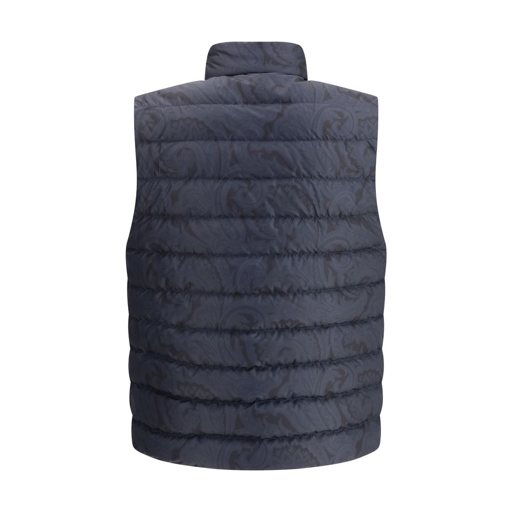 Etro Logo Down Vest Mens Jacket