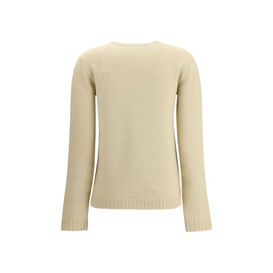 Valentino Beige Fleece Wool Sweatshirt